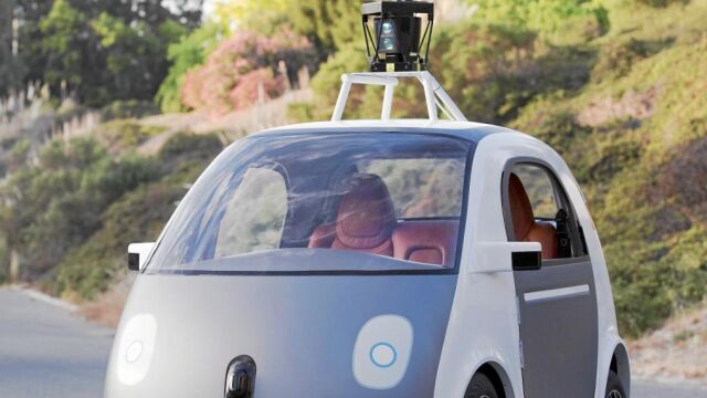 El coche automatizado de Google sin volante y sin pedales