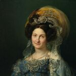 Retrato de María Cristina pintado por Vicente López Portaña
