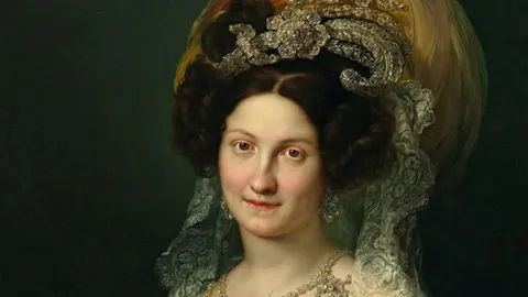Retrato de María Cristina pintado por Vicente López Portaña