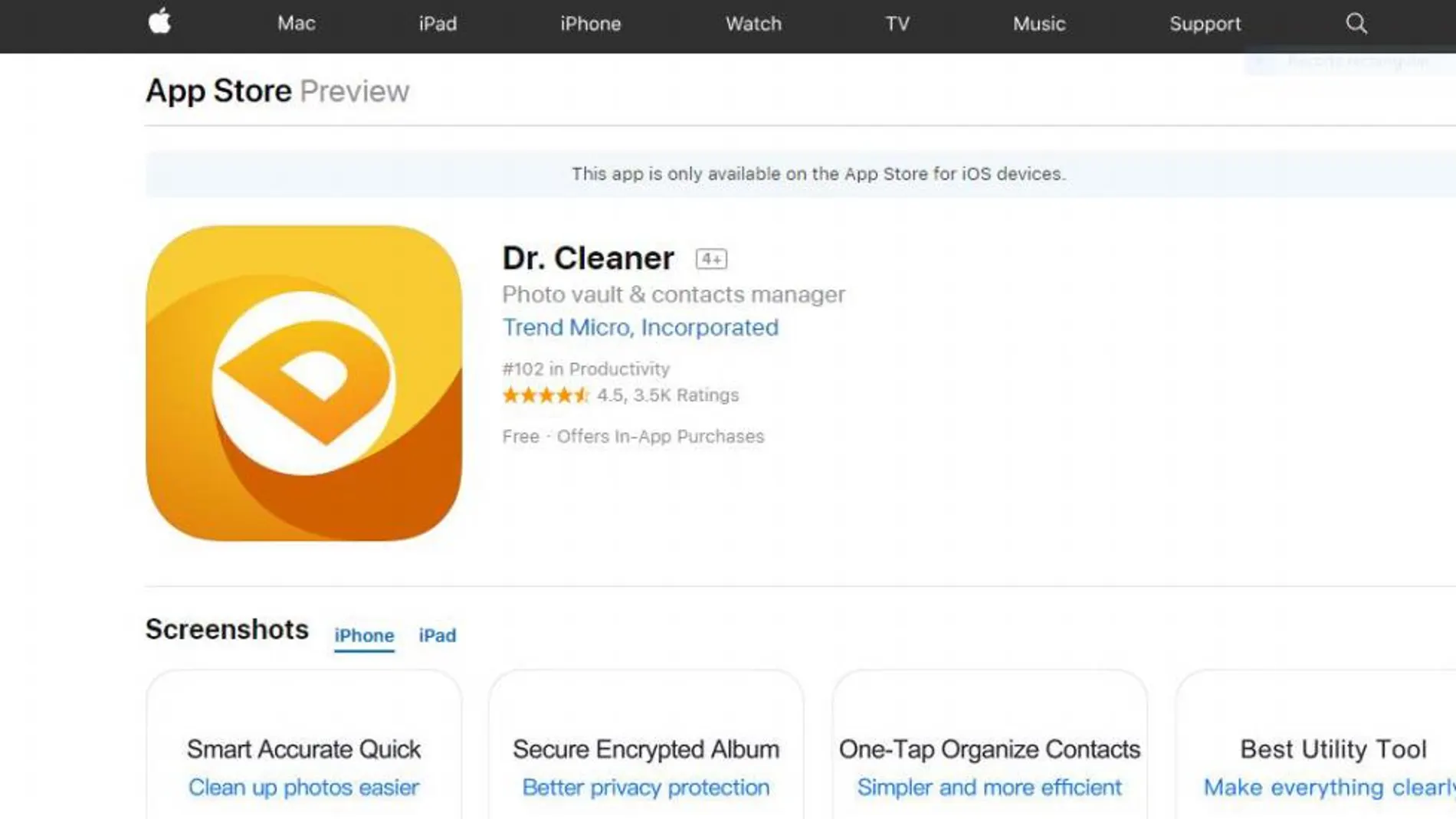 Dr. Cleaner, una de las apps acusada de filtrar datos
