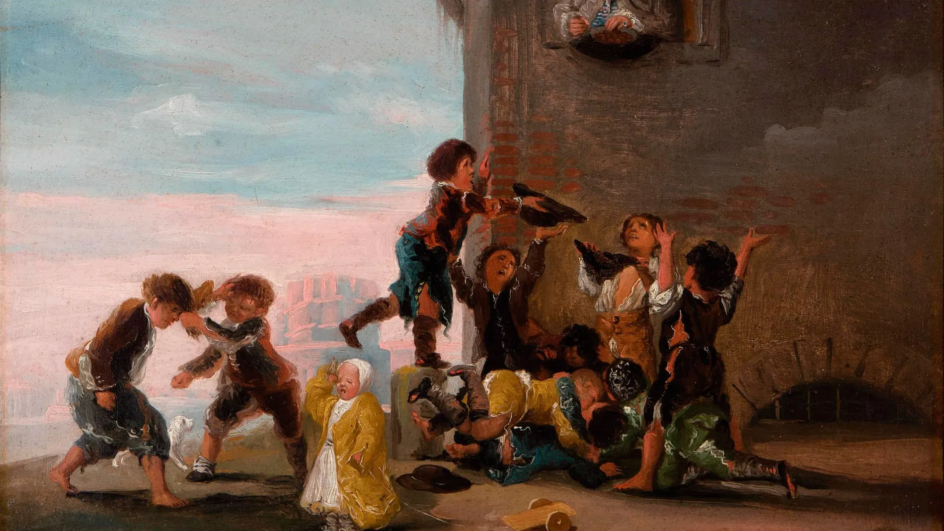 La exposición recoge hasta siete obras costumbristas de Francisco de Goya y de otros autores, como la pieza de Antonio Carnicero, procedente del Museo de Bellas Artes de Bilbao. LA RAZÓN