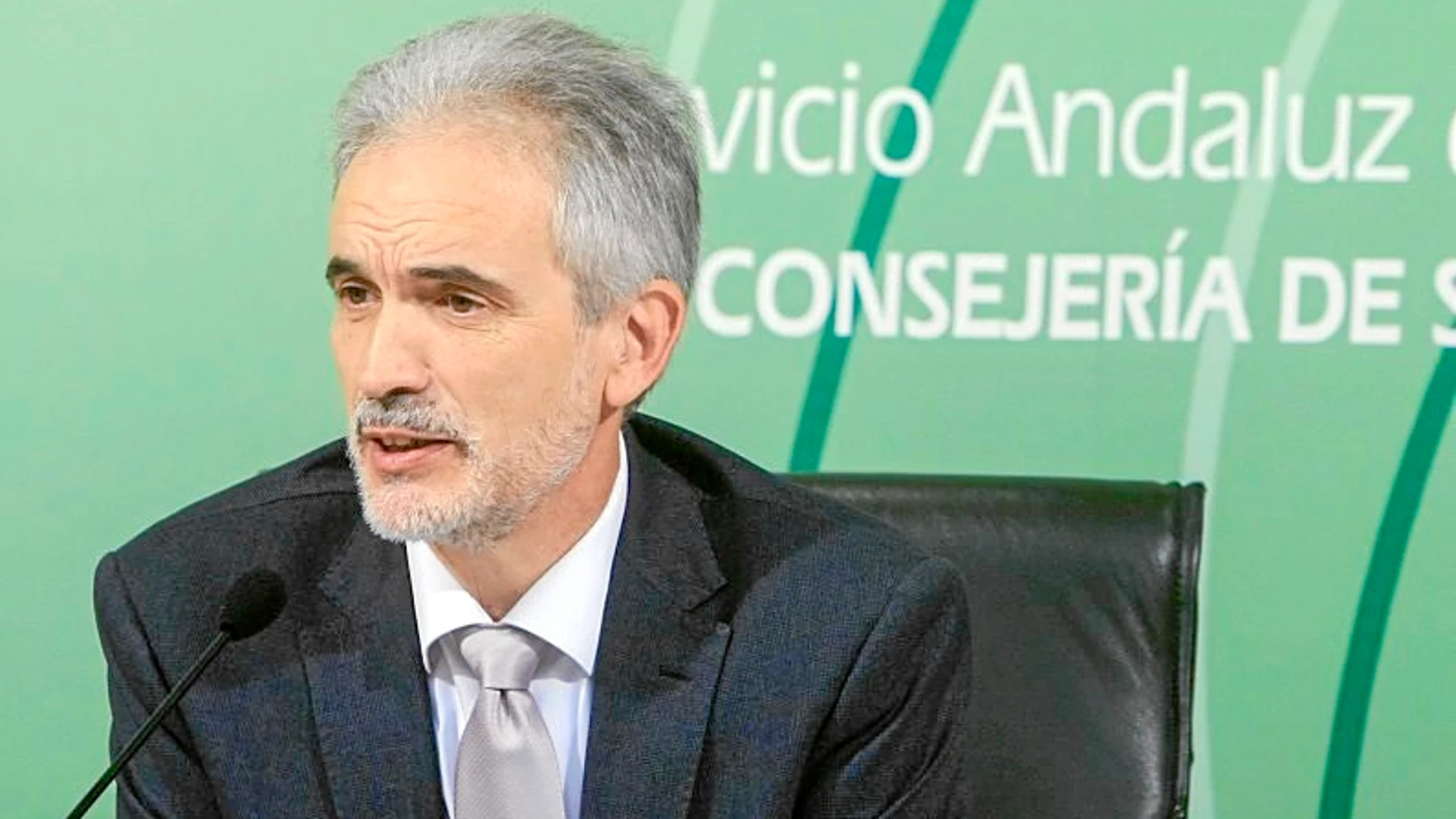 El consejero de Salud, Aquilino Alonso, en una comparecencia reciente