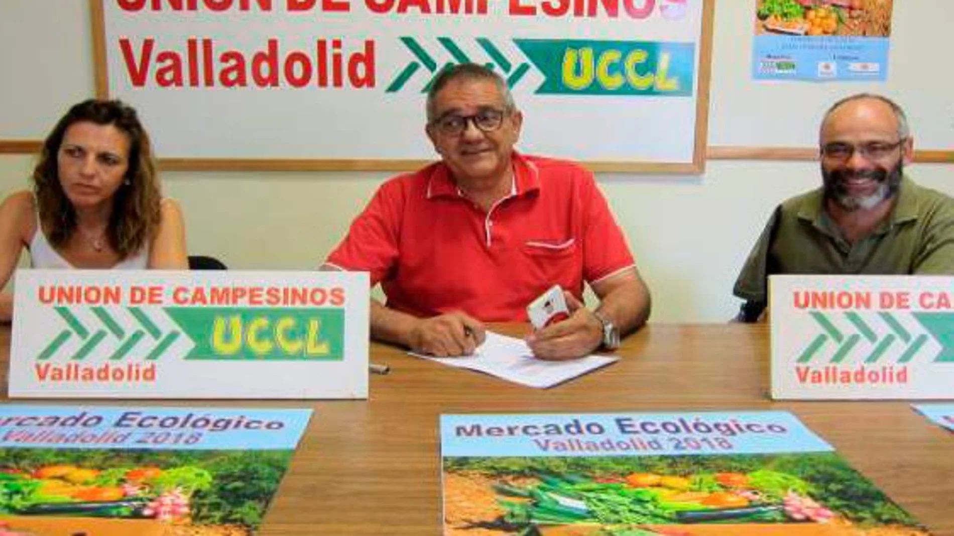 Ignacio Arias, de UCCL Valladolid, presenta el Mercado Ecológico de la ciudad