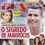 La portada de la revista «Nova Gente» que desvela el supuesto romance entre Martins y Cristiano Ronaldo