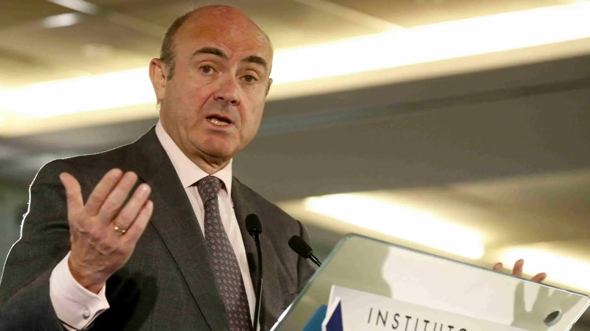 El ministro de Economía, Industria y Competitividad, Luis de Guindos.