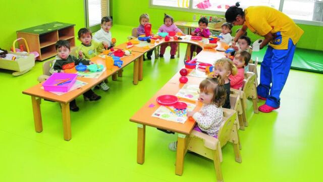Imagen de archivo de una escuela infantil