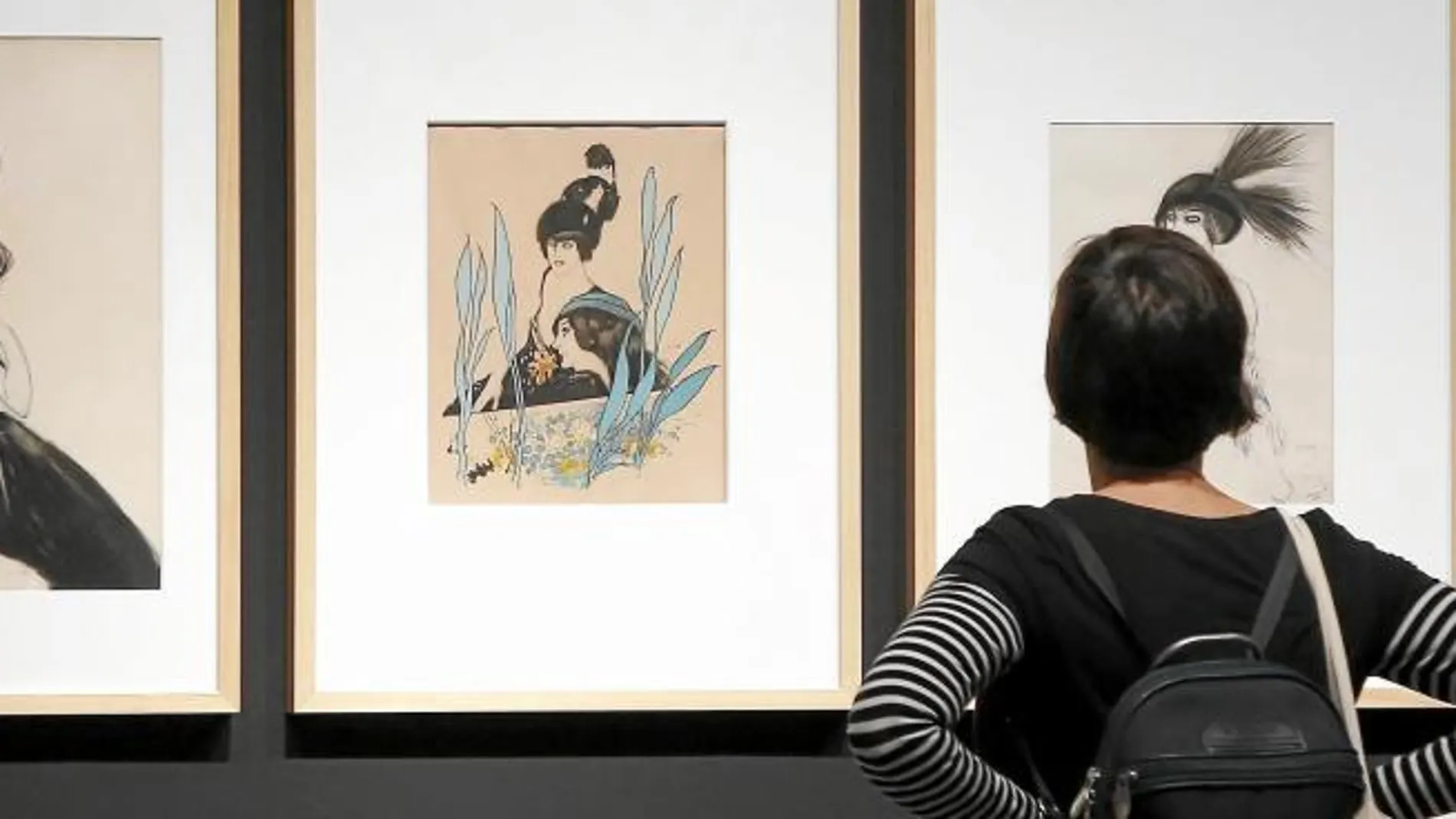 La muestra permite conocer el universo de un artista que se convirtió en una prestigiosa firma en las revistas de época parisinas