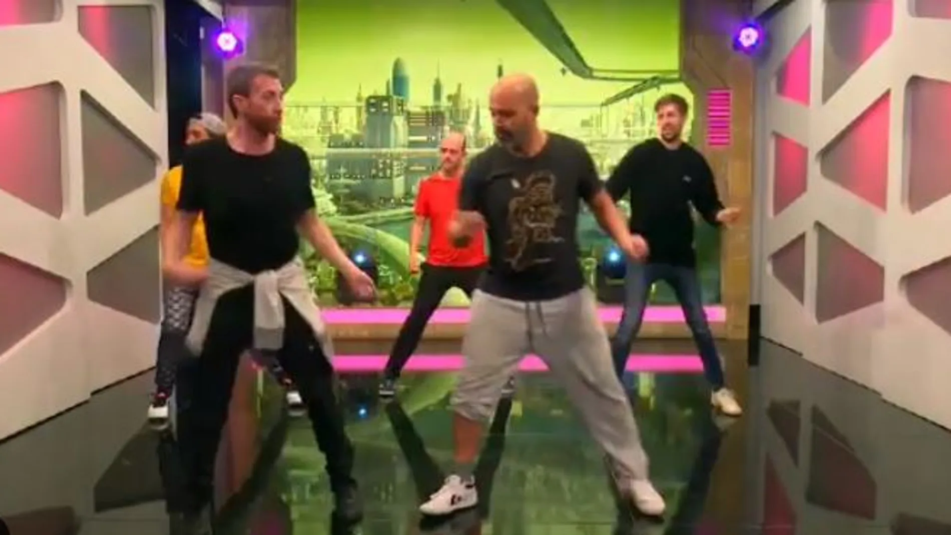 Ensayo de la nueva coreografía de "El Hormiguero"