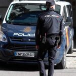 Furgón de la Policía Nacional