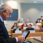 Francisco González presenta la transformación digital de BBVA a los profesores de la Harvard Business School