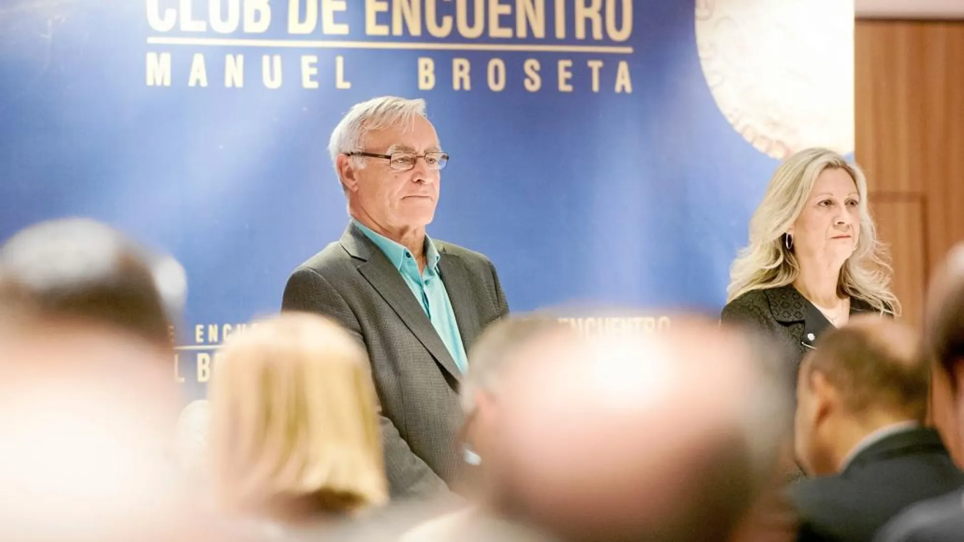 El alcalde de Valencia, ayer en el Club de Encuentro Manuel Broseta