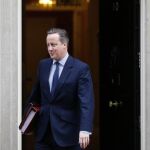 David Cameron saliendo de Downing Street la semana pasada