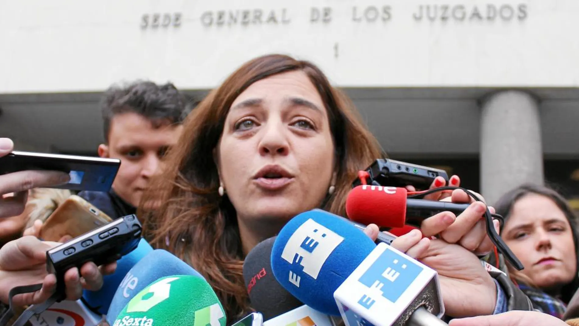 Celia Mayer declaró ayer ante el juez en Plaza de Castilla