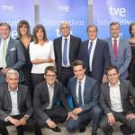 Equipo de informativos de TVE