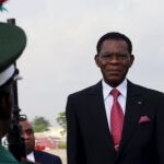 El presidente Teodoro Obiang