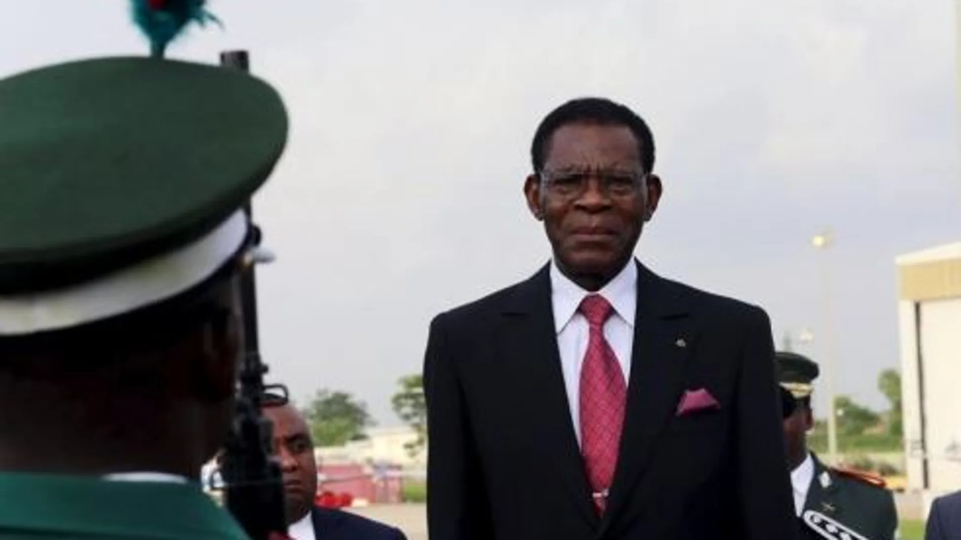 El presidente Teodoro Obiang
