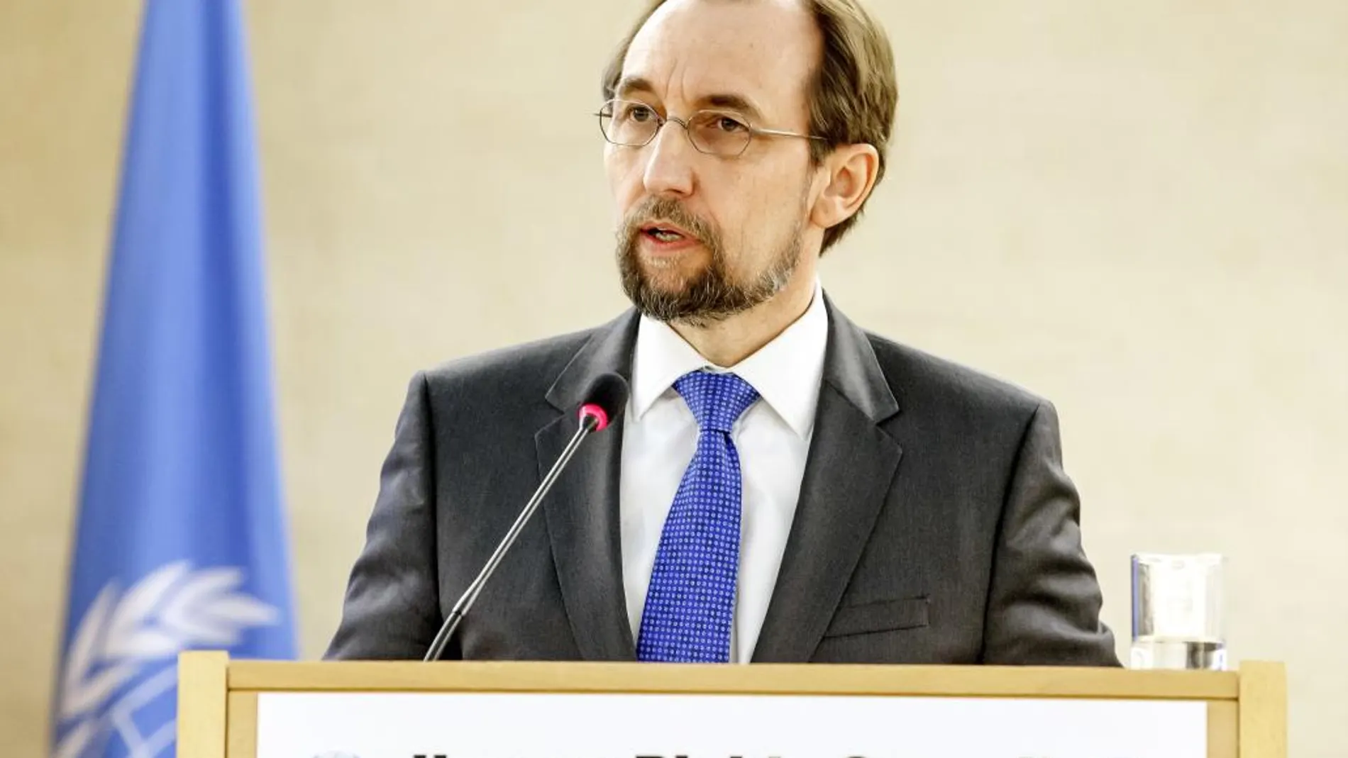 El alto comisionado de Naciones Unidas para los Derechos Humanos, Zeid Ra'ad al Hussein.