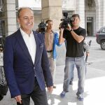 El ex consejero de Innovación de la Junta Martín Soler, en los juzgados