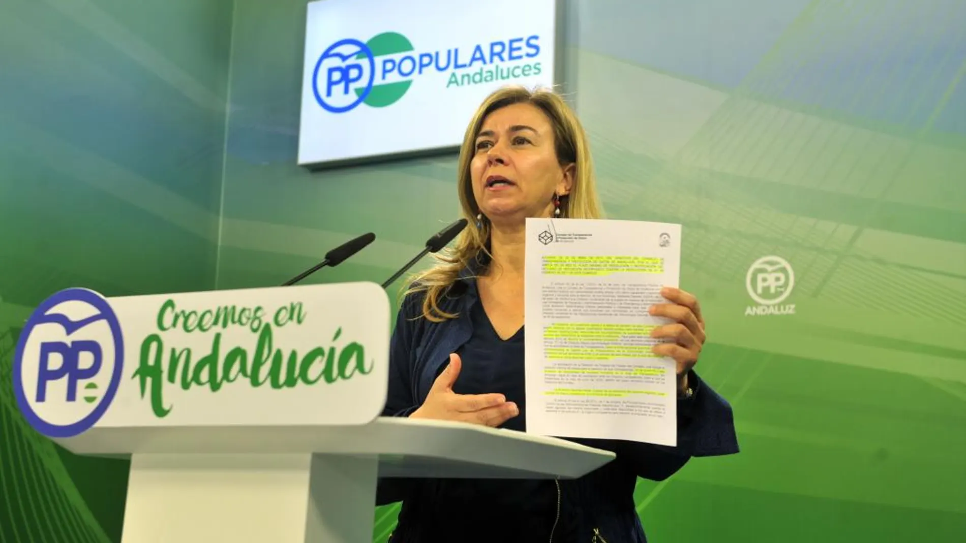 La diputada del PP-A, Teresa Ruiz-Sillero