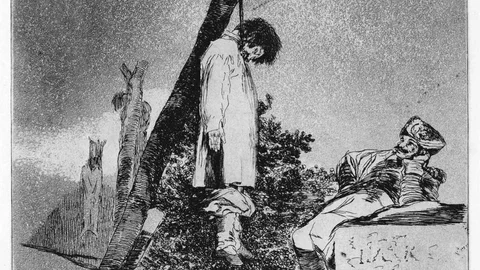«Tampoco» (1810-1814), aguafuerte de la colección de Francisco de Goya «Desastres de la guerra»