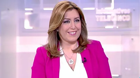La candidata a la Secretaría General del PSOE, Susana Díaz