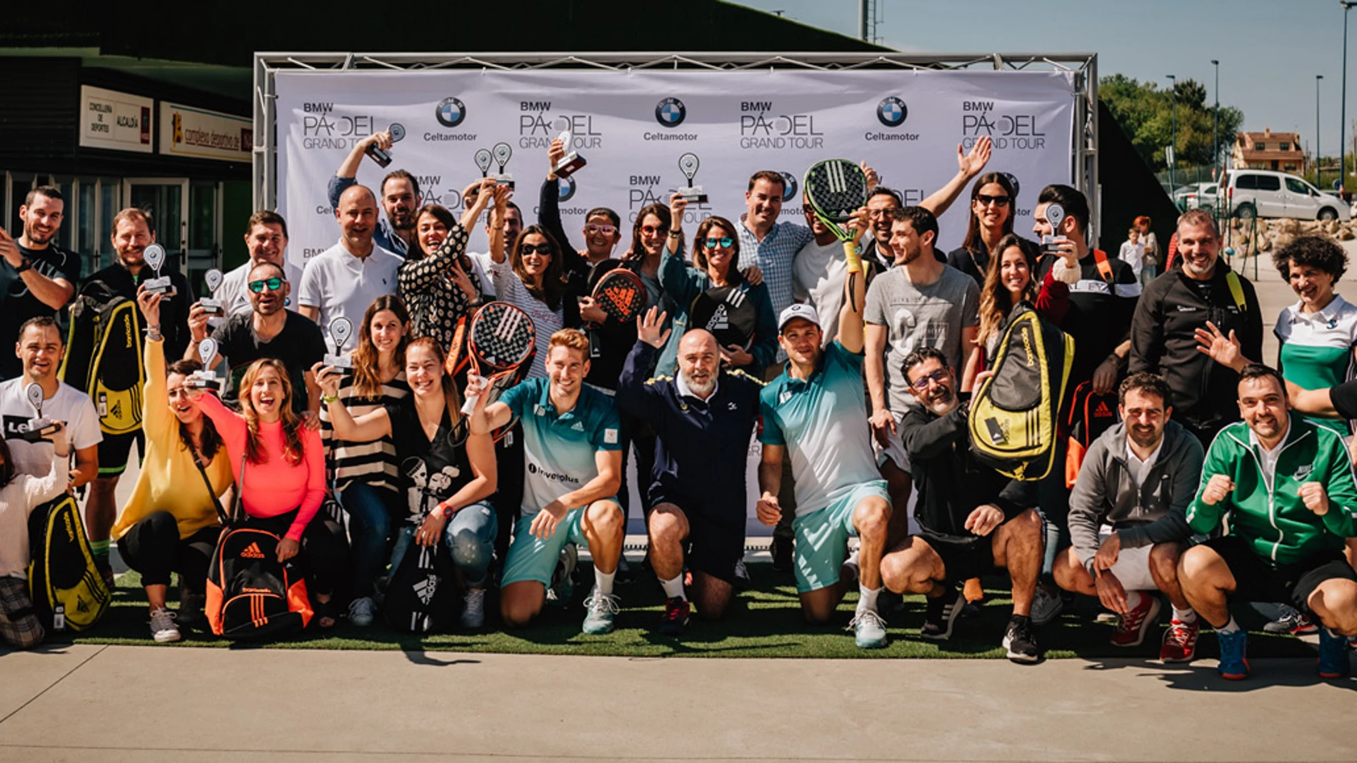 Participantes en la cita BMW Padel Grand Tour de Vigo