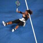 Serena Williams celebra su triunfo