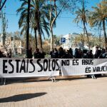 Imagen de las protestas durante el reciente juicio contra Joaquín Benítez