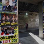 Carteles de los candidatos