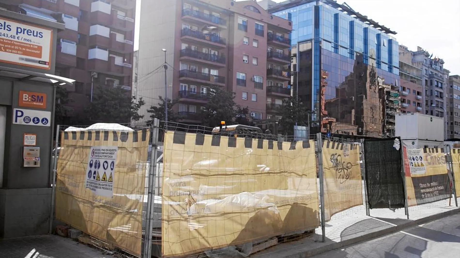 Imagen de la actual Gal·la Placidia, cuyas obras acabarán en 2014
