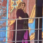 Kirstie Alley a su entrada en la casa del "Celebrity Big Brother"