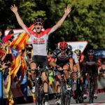 El ciclista belga Jelle Wallays se impone en decimoctava etapa de la Vuelta entre Ejea de los Caballeros y Lérida/Foto: Efe
