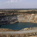 Vista de la mina sevillana de Aználcollar, reabierta con polémica