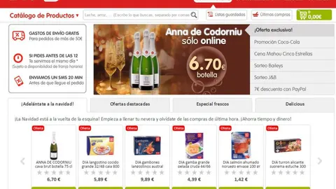 DIA lanza su tienda online en Barcelona