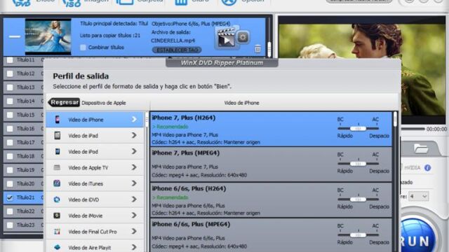 WinX DVD Ripper te permite convertir tus DVD en MP4 y disfrutarlos en cualquier smartphone o tablet