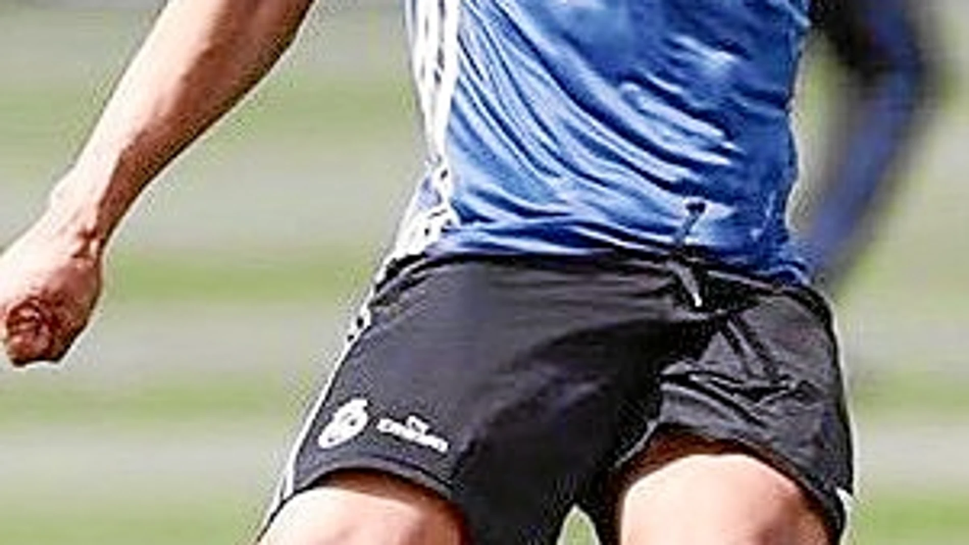 «Case», ayer, en el entrenamiento
