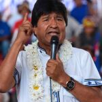 Evo Morales, en el Congreso del MAS en 2016.