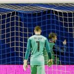 De Gea, desolado, tras uno de los goles croatas / Ap