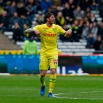 Emiliano Sala en un partido con el Nantes / REUTERS