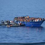 La fragata «Canarias» rescató a 517 inmigrantes el pasado 5 de noviembre
