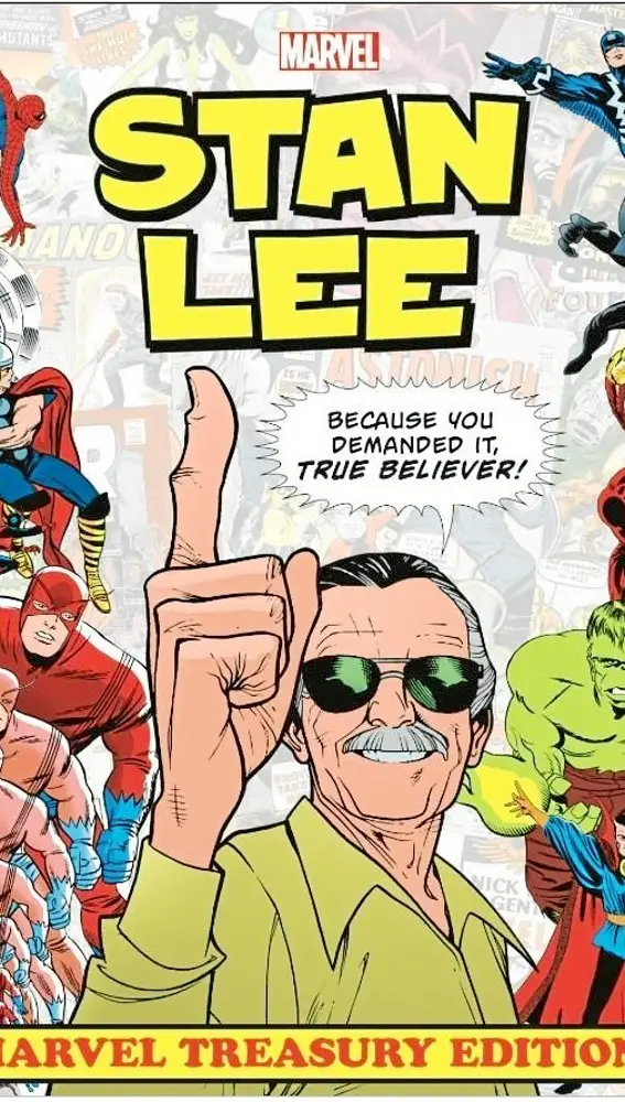 Marvel homenajeó al creador con esta portada de un número especial en el que aparecen todos los personajes salidos del lápiz de Stan Lee