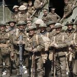 Soldados del ejército británico durante la Gran Guerra