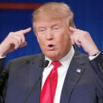 El precandidato republicano y magnate Donald Trump