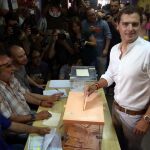 El candidato de Ciudadanos a la presidencia del Gobierno, Albert Rivera