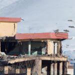 El Directorio Nacional de Seguridad parcialmente destruido por el ataque talibán