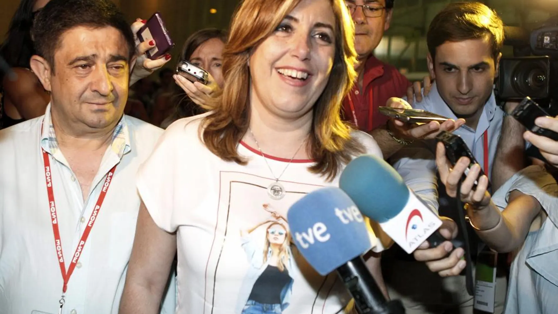 La presidenta andaluza, Susana Díaz ayer