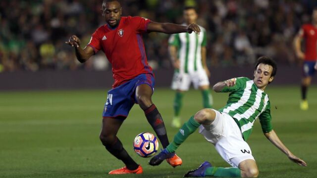 2-0. El Betis vuelve a ganar como local ante Osasuna que huele a Segunda