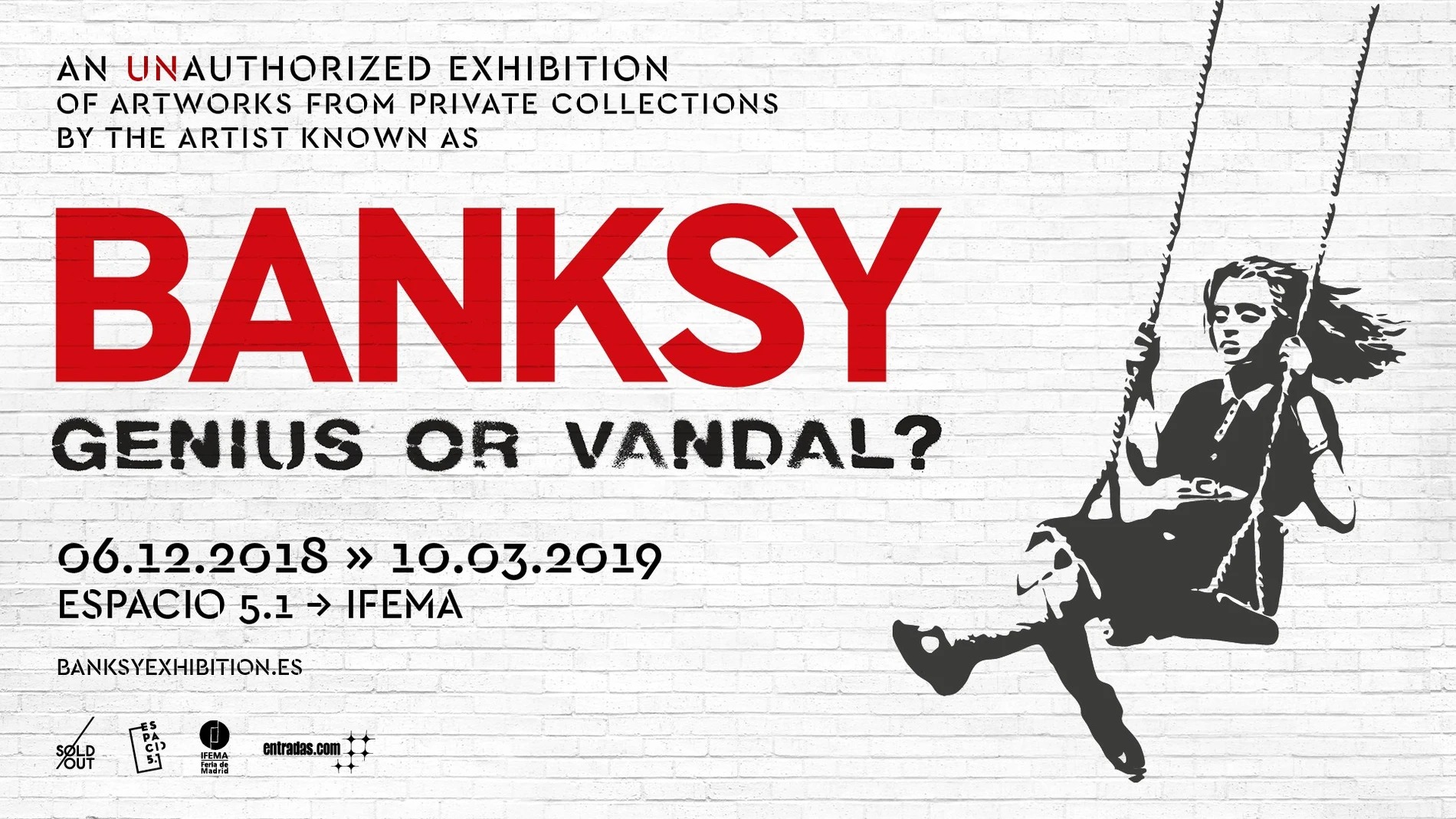 Genius or Vandal? Madrid albergará la primera gran exposición sobre Banksy en España
