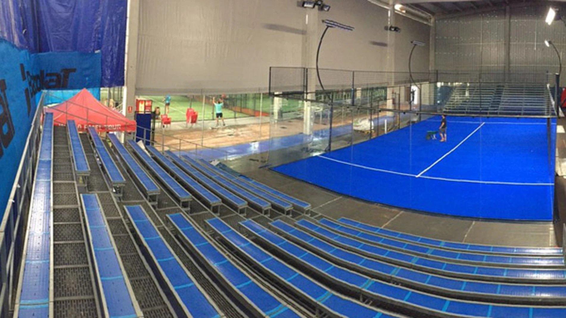 Pista central del club