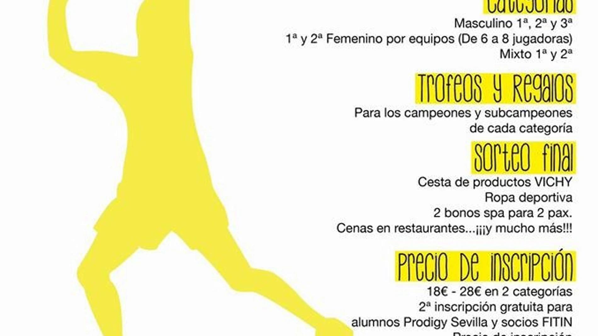 Cartel del torneo